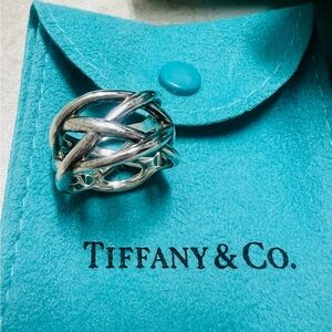 Tiffany & Co silver ring size 5